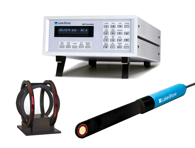 Flussometro e bobine lake shore cryotronics